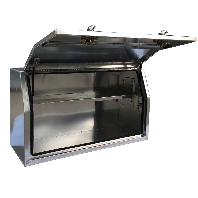 1450x530x820mm Aluminium Front Opening Toolbox 2.5mm Ute Tool Box Truck