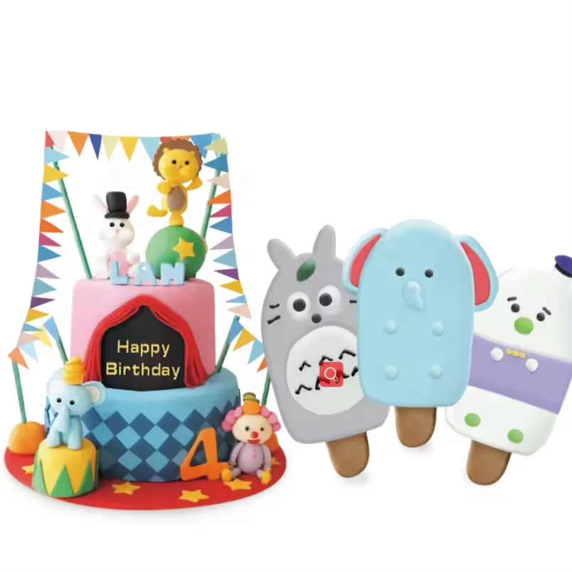 Toyhome Clean And Safe Colorful Clay Bricks Color Clay Plasticine Animals Fruits Mold Clay Toy For Kids