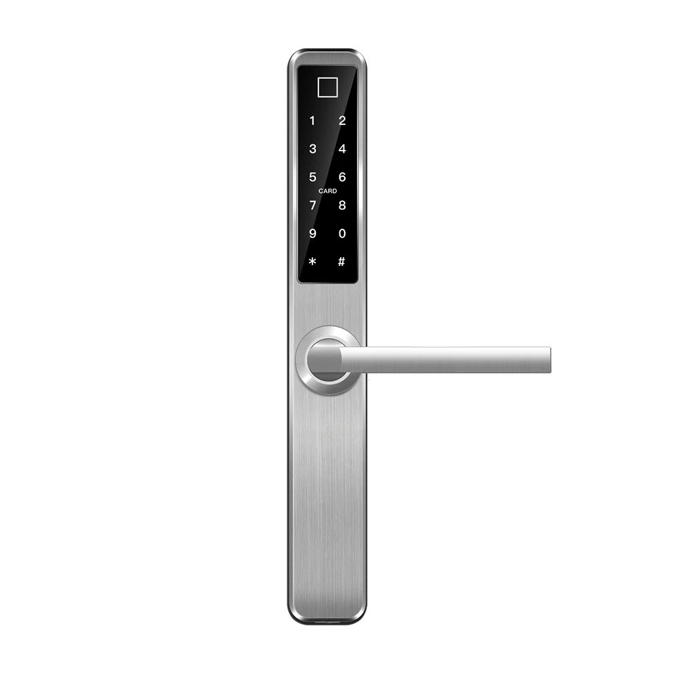 S60 Security Electric Password Finger Waterproof Smart Mortise Door Handle Lock Tuya Fingerprint Door Lock