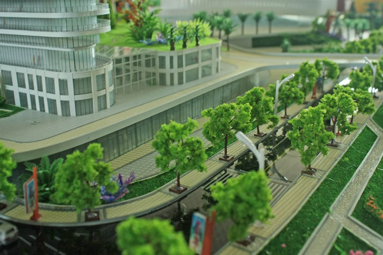 architectural building scale model  landscape model