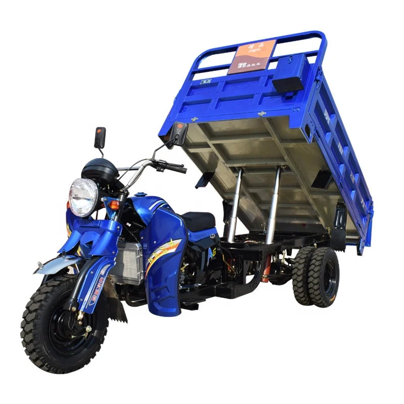 350cc Dump Cargo Motor Tricycle Load Tricycle Motorcycle 5 Wheels Tricycle for Freight