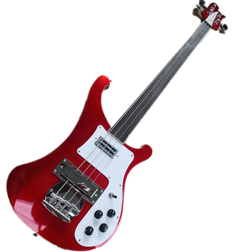 Китайская Фабрика Guiter 4 струны OEM бренд электрическая бас-гитара, фингерборд без фиксации