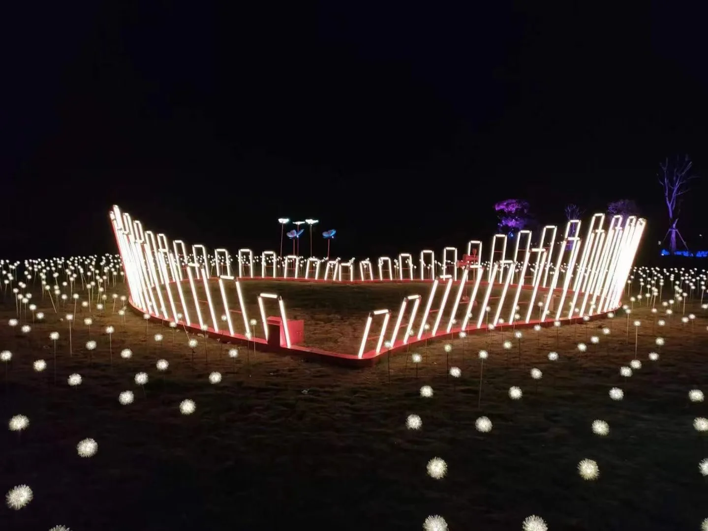 LED 360 degree tube led tube lighting stage lights led pixel lighting for Christmas outdoor event night party