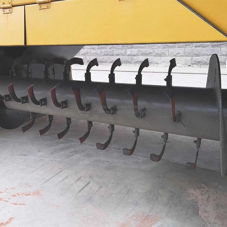 Cow dung window compost turner/crawler compost making machine/recycle equipment for composting