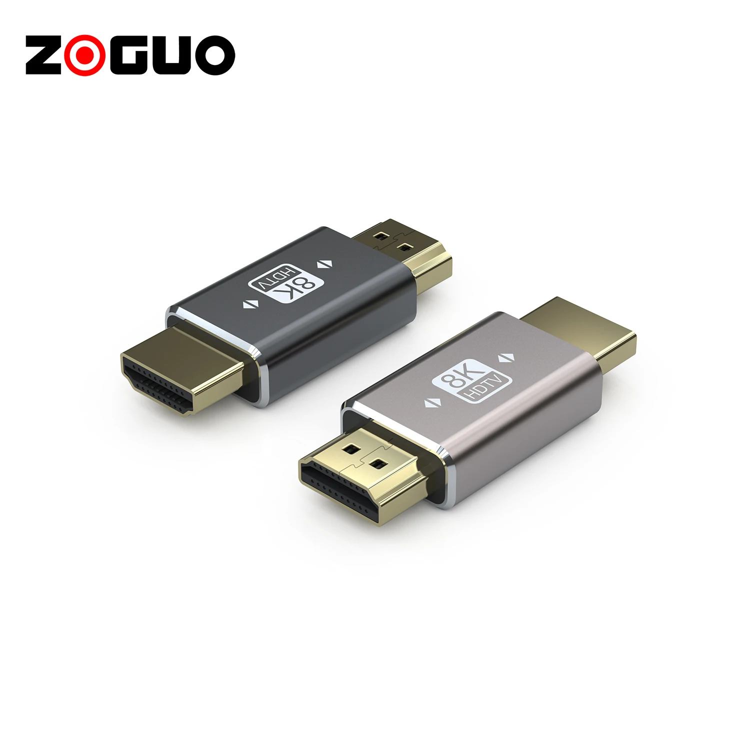 HDMI 2.1 Adapter Male to Male Couple Extender Connector for HDTV 1080P 8K Extension Converter