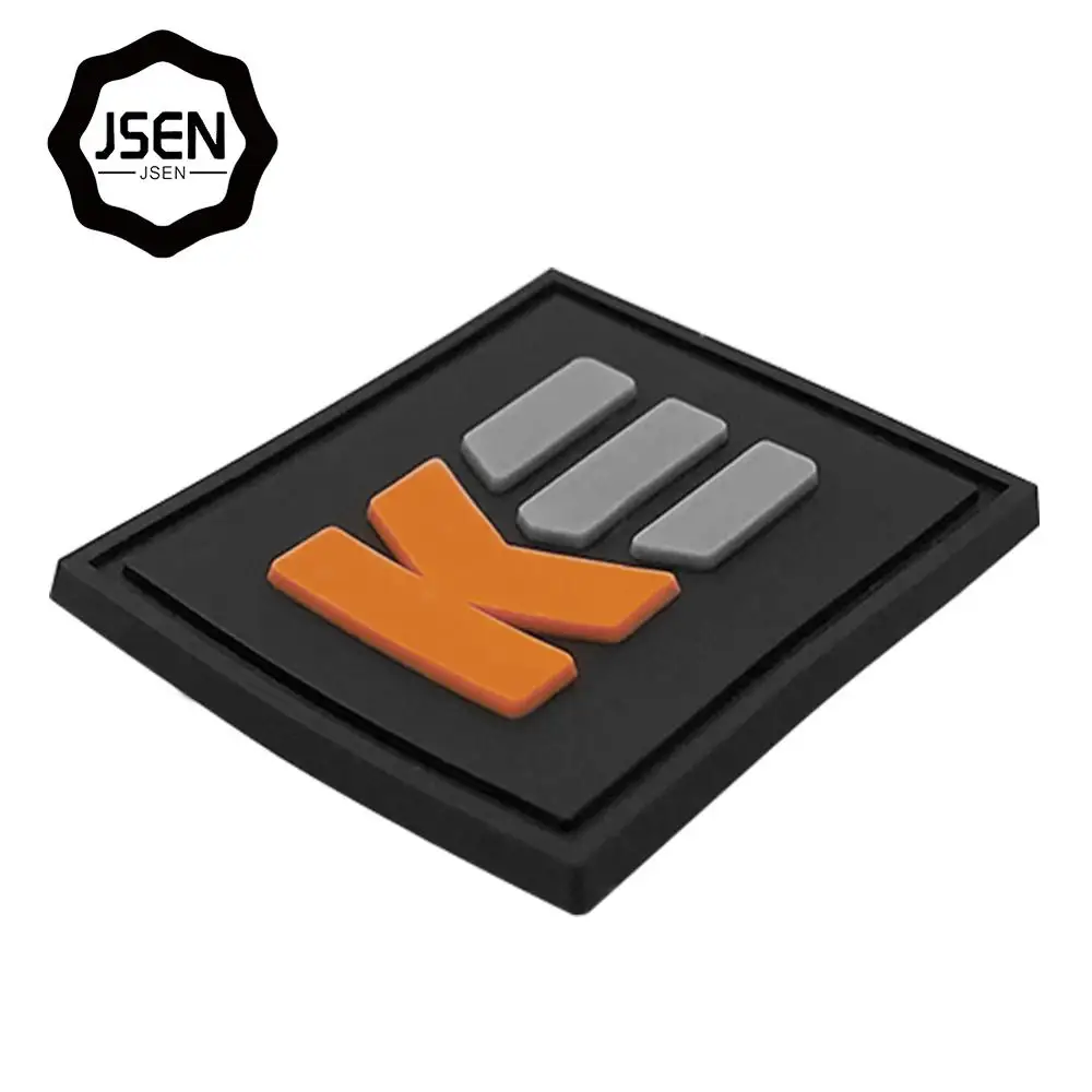 
Wholesale Cheap Custom Private Clothing Embossed Brand Name Logo Soft Silicone PVC Rubber Patch Label For Garment 