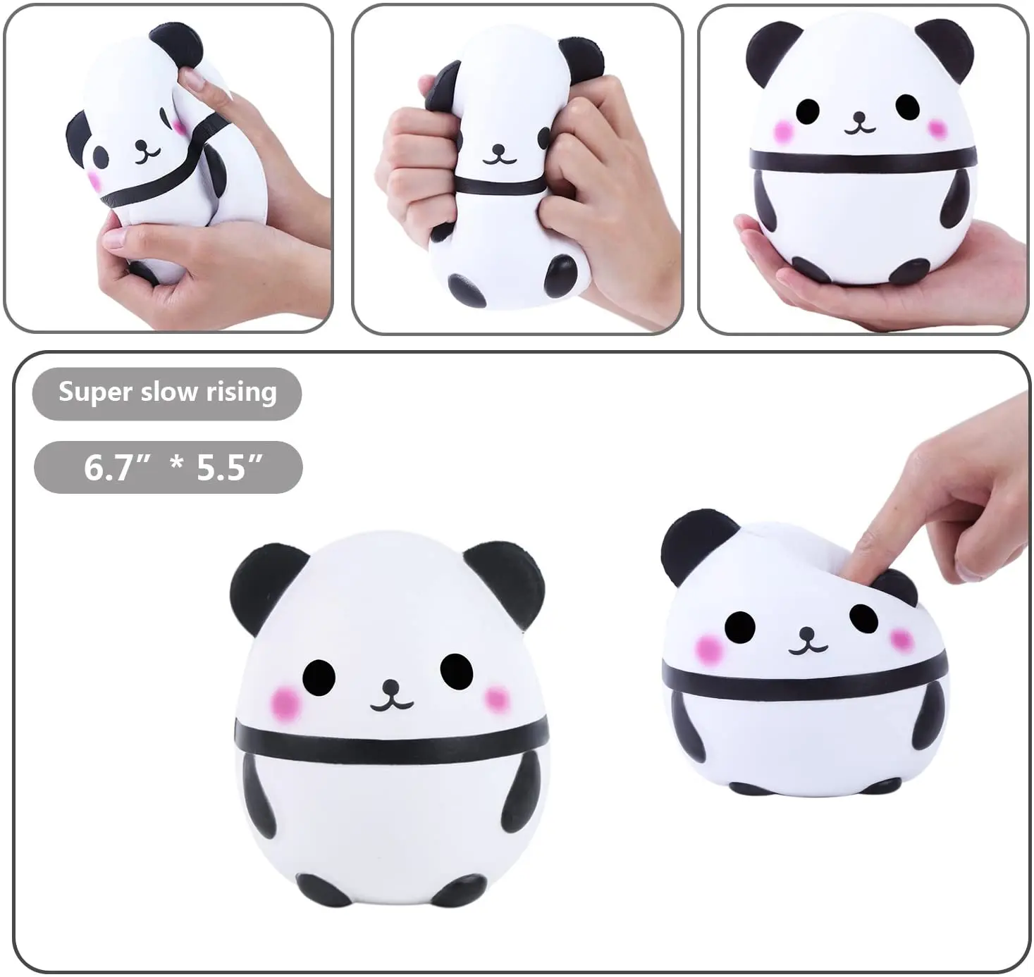  Огромная Милая панда Kawaii крем ароматизированные мягкие игрушки очень медленно восстанавливающие форму для детей