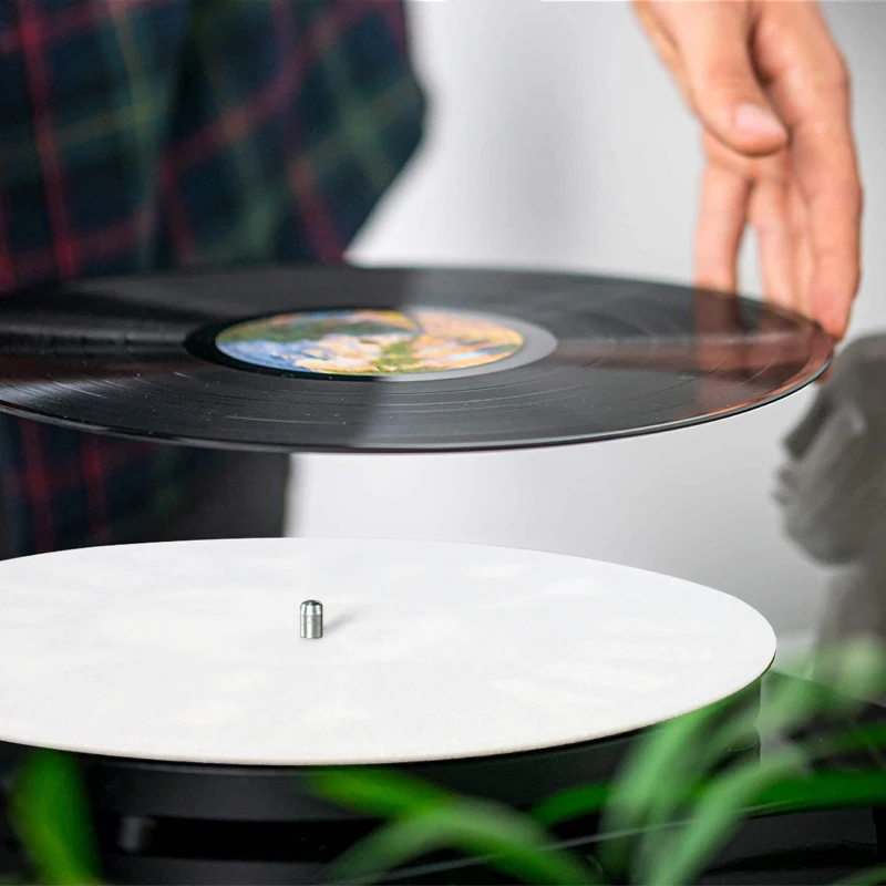 Anti-Static Felt Record Mat Slipmat Player Protective Pad Anti Vibration Record Platter Mat Printable