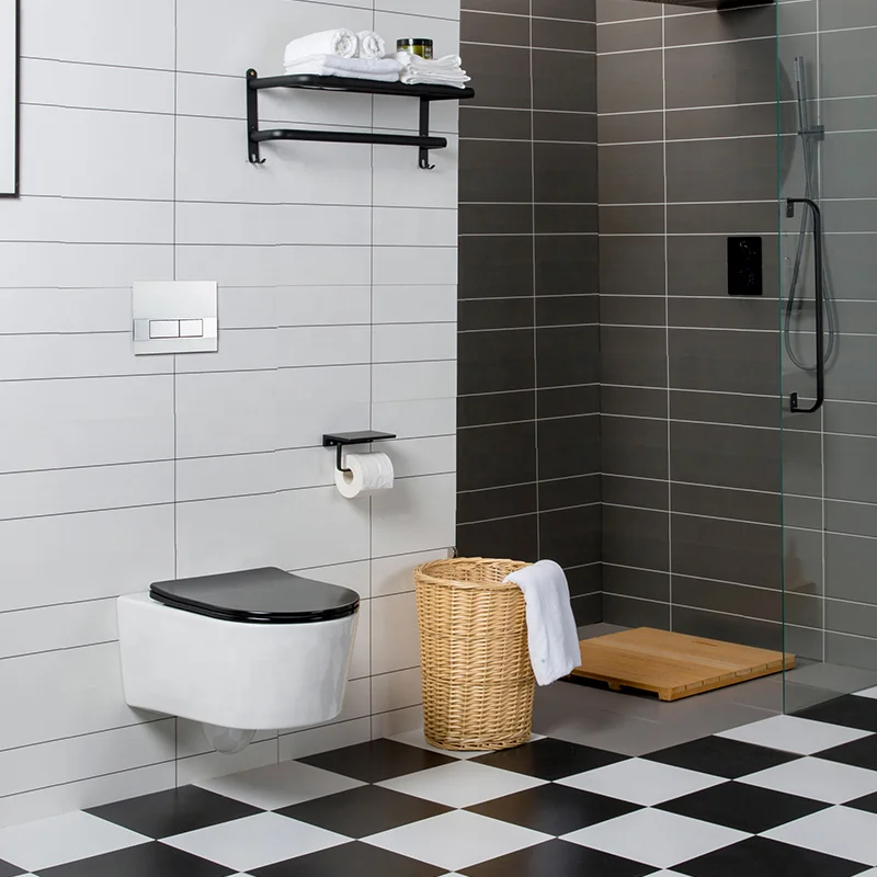 Профессиональный Европейский керамический унитаз без оправы, настенный подвесной унитаз