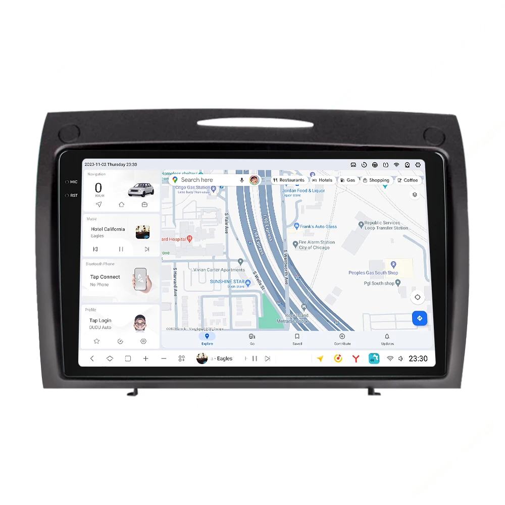 DUDUAUTO DUDU7 A7870 Android Stereo Car Radio For Mercedes Benz SLK Class R171 SLK200 SLK280 SLK300 2000-2011
