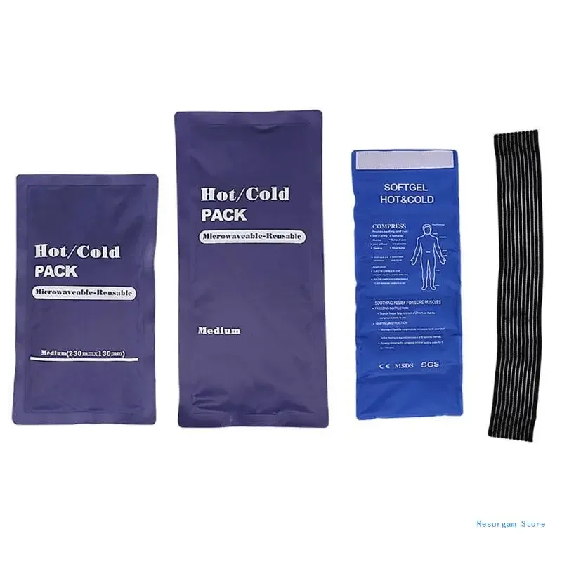 Soft Gel Ice-Cold Pack: Reusable Hot/Cold Compress for Heat & Cold Therapy - Perfect Gift with Drop Shipping