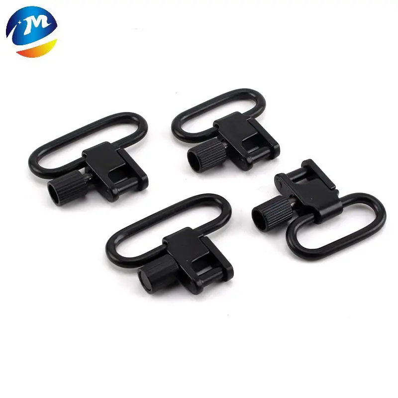 Outdoor Hunting Accessories 1 inch Detachable Sling Mount Ring metal Strap Buckles Kit black Sling Quick Detach Swivel