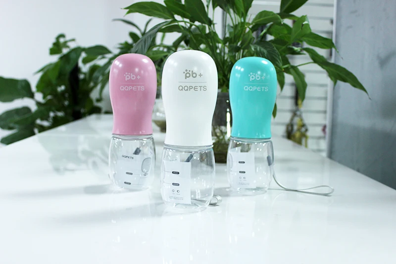  Online Customization Portable Plastic Pet Travel Outdoor Drink Feeding Dog Water