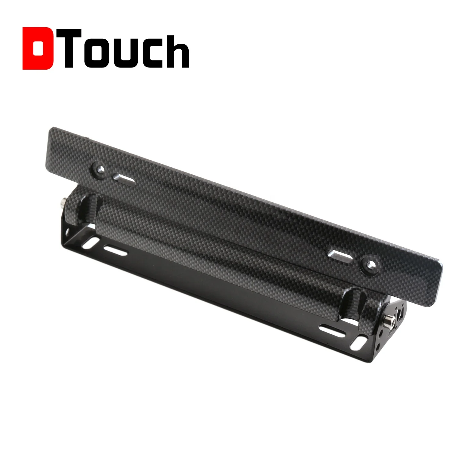 Универсальный Регулируемый держатель кронштейна для автомобильного номерного знака из углеродного волокна