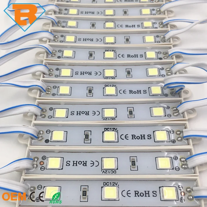 IP65 Waterproof DC12V SMD 5050 5054 4040 5730 2835 Plastic LED Module for Advertising Signage Backlight Box