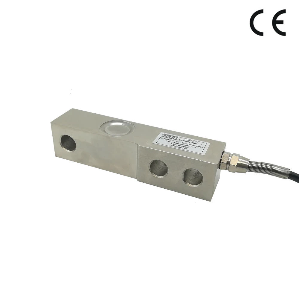 High precision 1000kg 1T double ended shear beam load cell weighing transducer sensor DYX-301