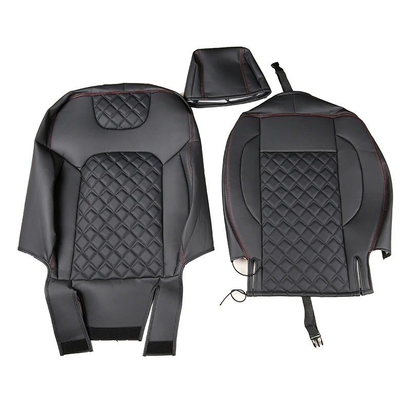 Car Accessories Luxury Breathable Four Season Universal Car Seat Cushion Full Set Leather Car Seat Cover