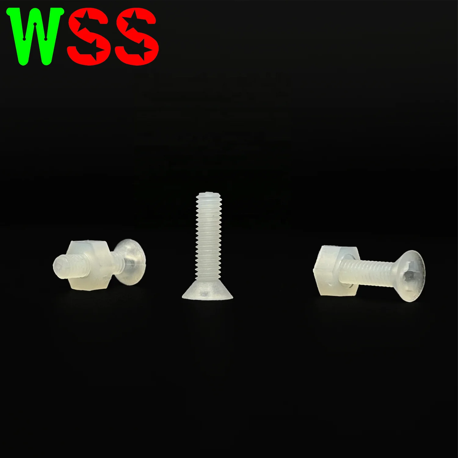 ODM Weichimei pcb support screw nylon screws plastic screw