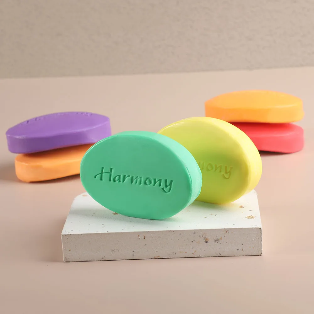 Wholesale Lemon Refresh Body Harmony Soap 75g in Multiple Flavors Offer Carving Logo Original Papaya Whitening Soap Body Wash