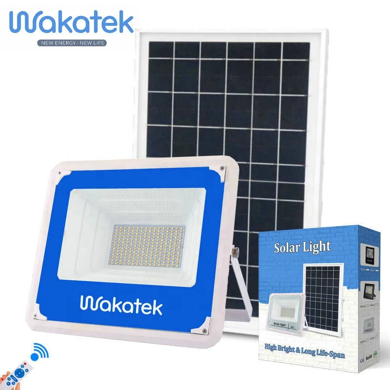  Уличные прожекторы на солнечных батареях WAKATEK светодиодное освещение 100