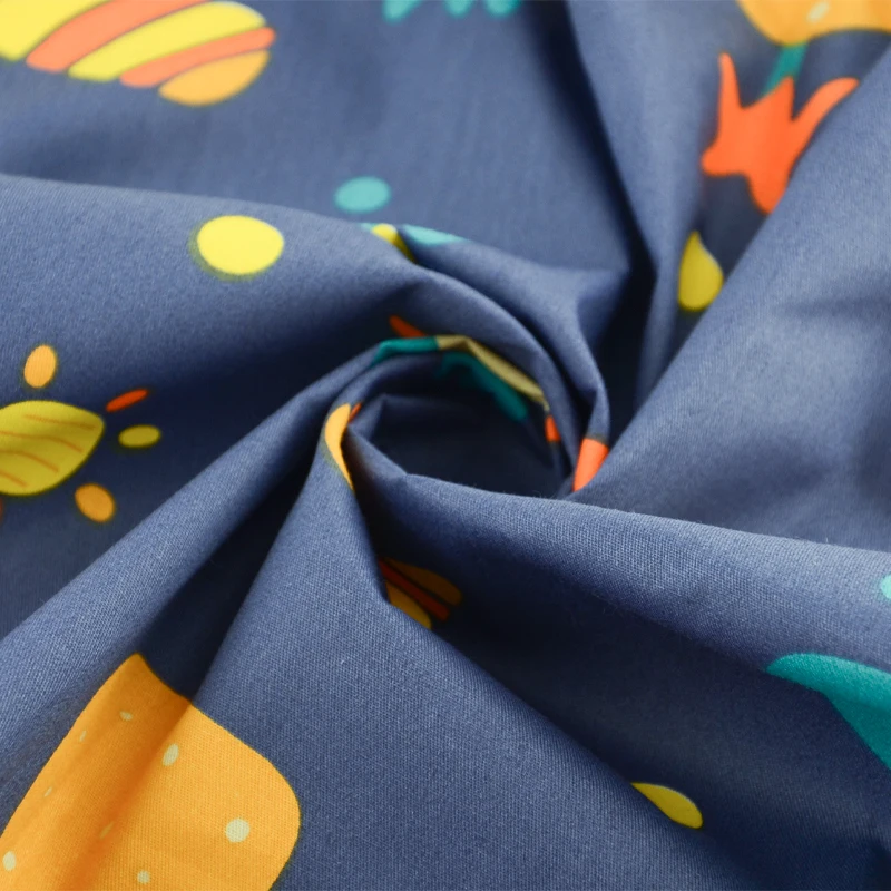 
High quality 160cm width navy blue meter fabric for cotton twill patchwork baby clothes  (1600078262814)