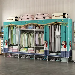 300CM Huge Size Home storage cloth racks organization holders Fabric Wardrobe