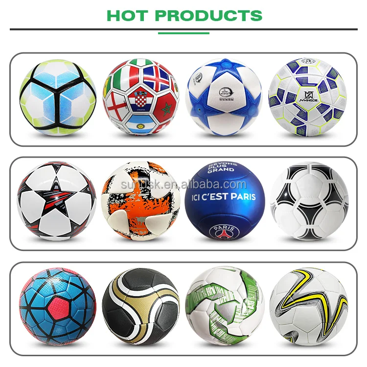 Custom promotional high quality PU PVC buy cheap football soccer balls professional for sale in bulk size 5 4 3 2