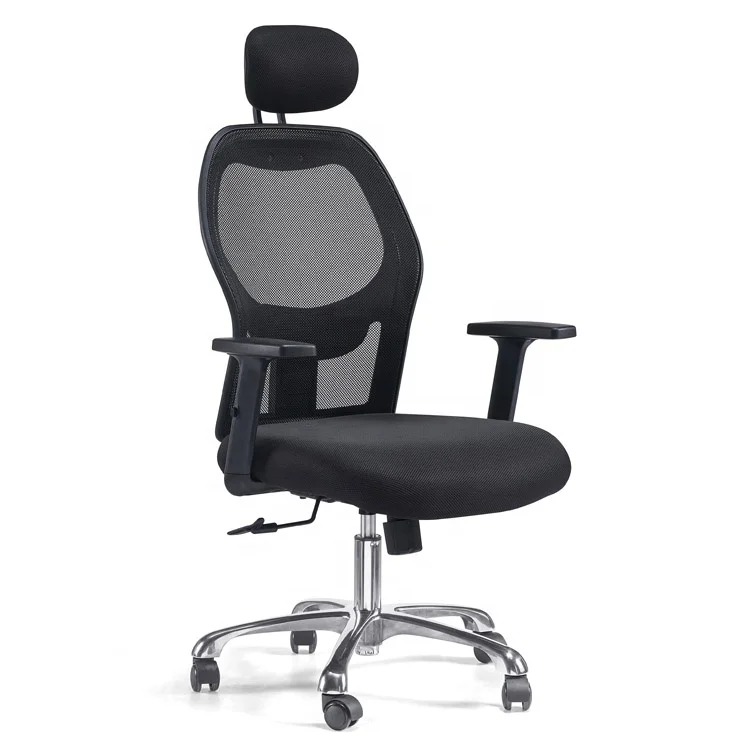 Black Color Manager Staff High Back Mesh Seat Ergonomic Office Chair
