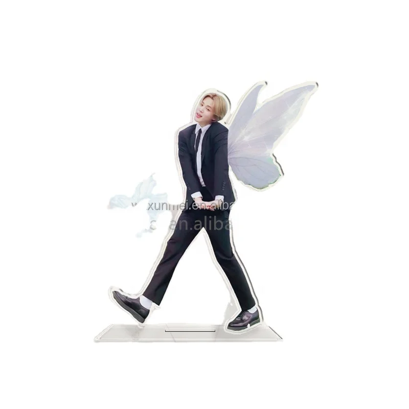 Bangtan Boys Kpop JIMIN MUSE Акриловая Двухсторонняя стоящая пластина настольное украшение акриловая подставка