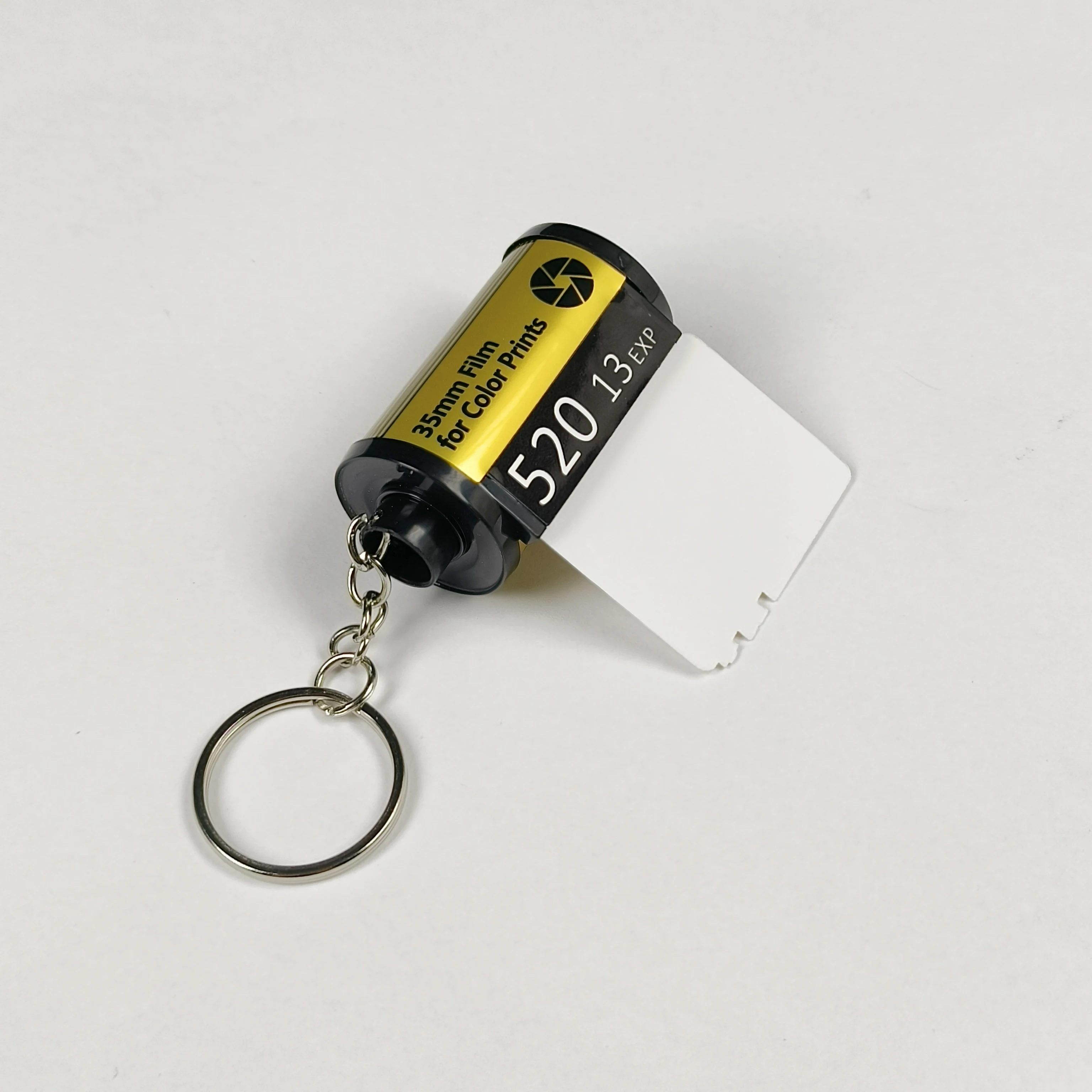 Sublimation Camera roll keychain PET blanks double sided blanks Memory film
