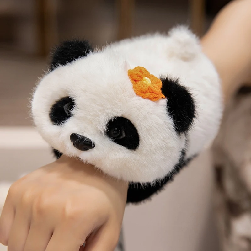 Hot selling wristband toy Panda Animal Slap Bracelet for Christmas Birthday Party Stuffed Animals Huggers Slap Bracelets