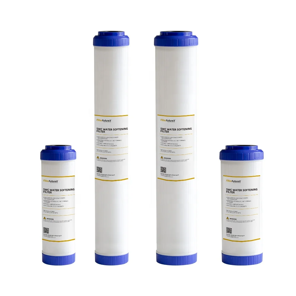 Cation Softening Ion Exchange 10 Inch Resin Filter Cartridge for Descaling Hardness Removal Household Water Purifier System