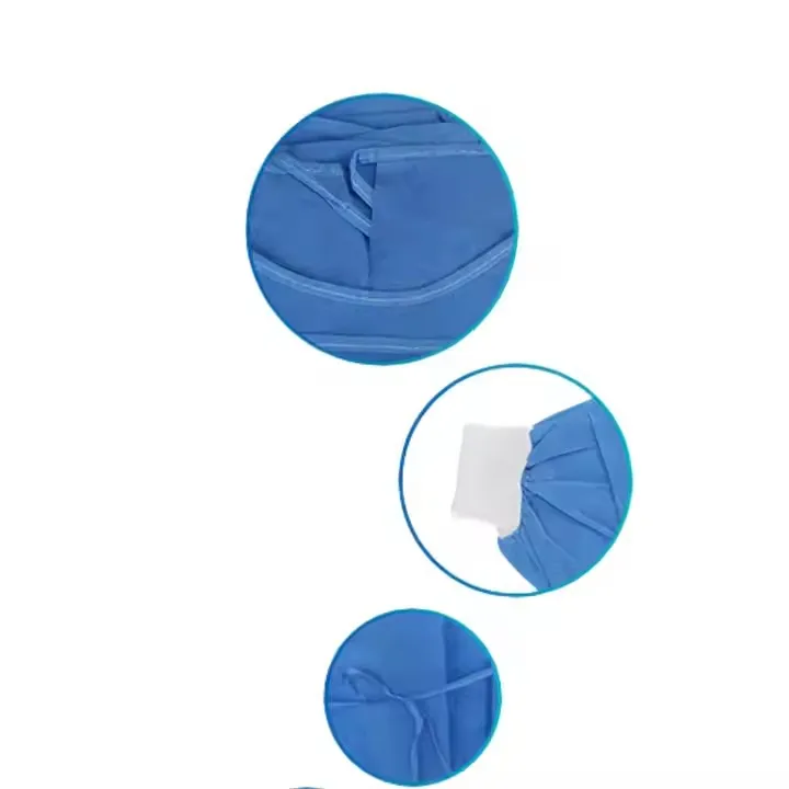 Surgical Isolation Suit Key Safety Workwear with Protective and Anti-Static Features Made of PP and PE Cleanroom Clothing