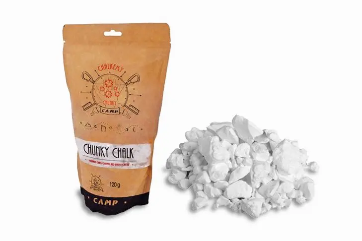 magnesium carbonate gym loose chalk  powder and chunky  for rock climbing ,gym and fitness 200g