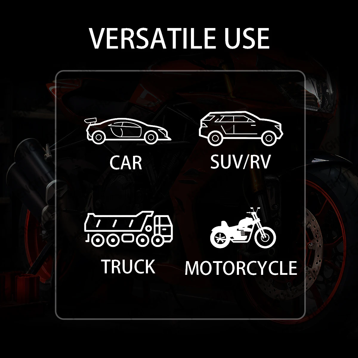 Full-Auto LED Digital Tire Inflator - Electric Air Pump for Vehicle and Car Tire Inflation