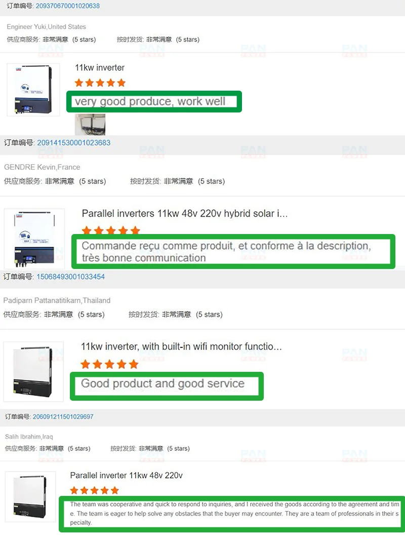 Hot Sell Off Grid Solar Hybrid Inverter 10kw 11kw/48v With Parallel Working