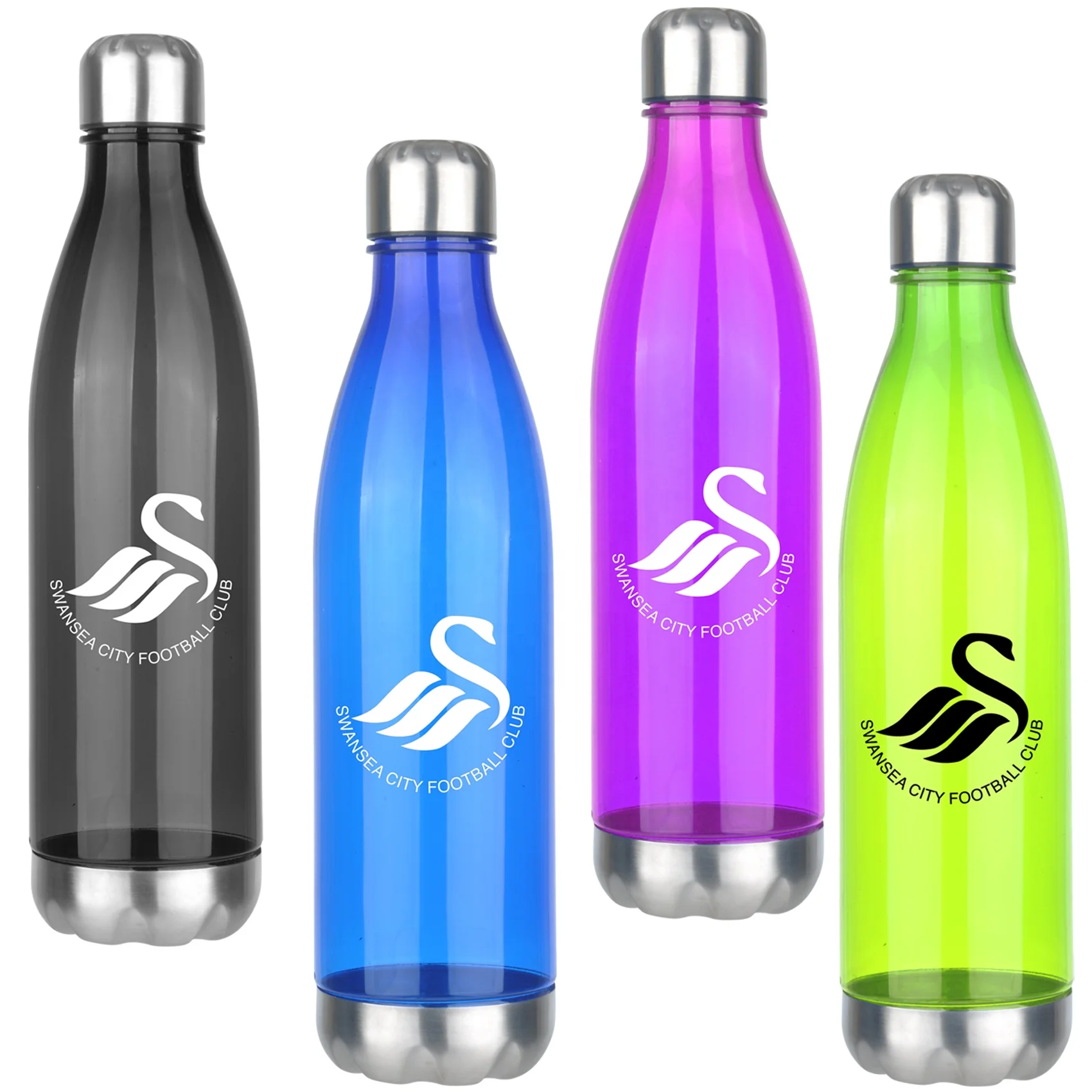 BPA Free 1000ml Plastic Water Bottle Sport Custom Drinking Bowling Durable Soda Shape bottle