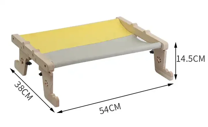 Spot wholesale hanging cat bed window Perch hammock wood cat bed hammock for cats