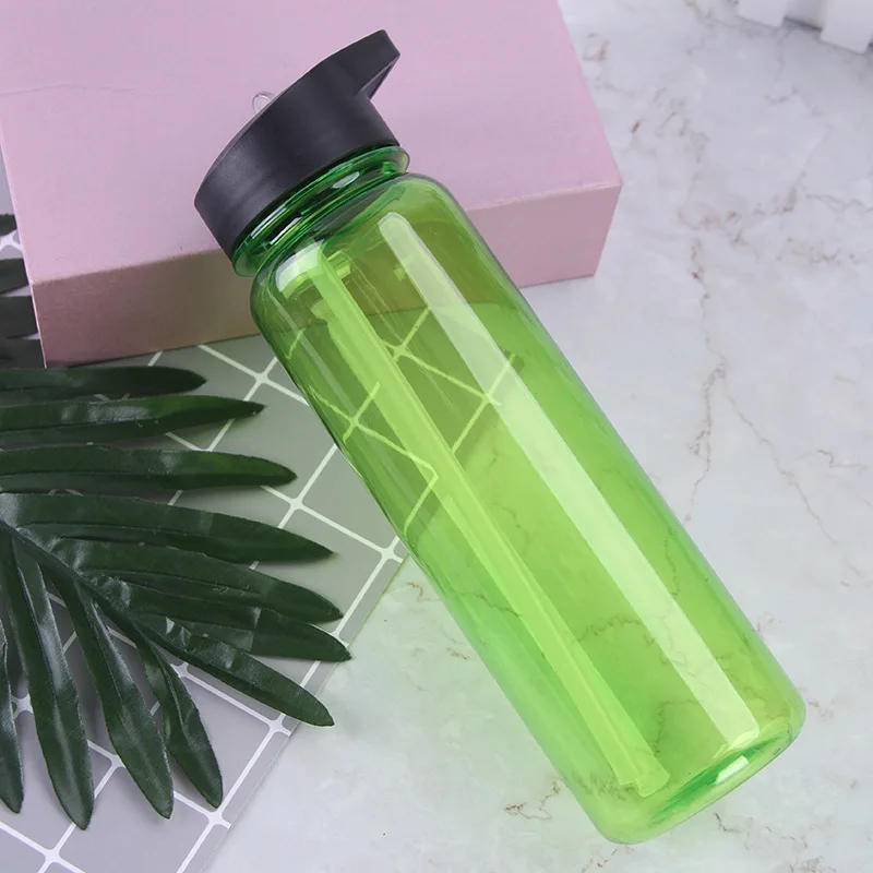 Bespoke Logo 25oz Leakproof Drinking Gym Plastic Water Bottles Carry for Fitness