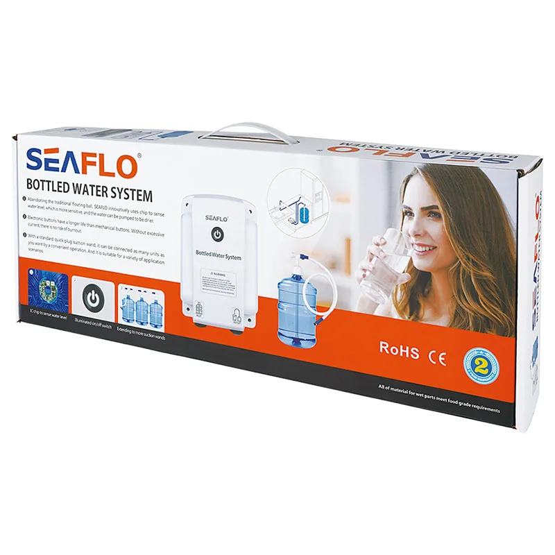 SEAFLO Bottled water system automatic dispenser water bottle pump home drink dispenser for easy drinking water dispenser