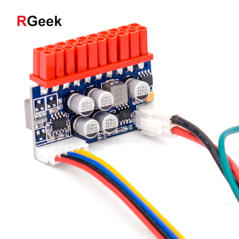  RGeek 12 в 90 Вт 120 20-контактный мини-блок питания постоянного тока ATX Pico для