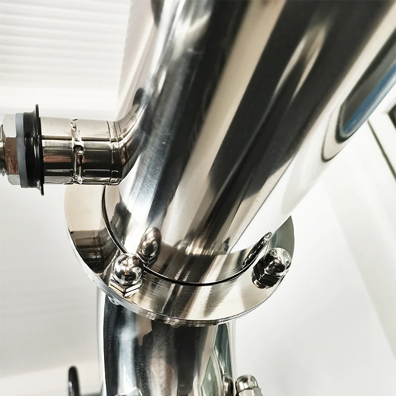 U Tower Stainless Steel 6 Tap Tower 102mm Beer Dispensing Equipment Draft Beer Tower (White)