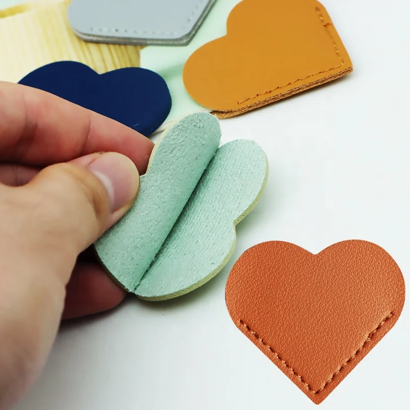 Minimalist Style Handmade PU Leather Handicraft Bookmarks