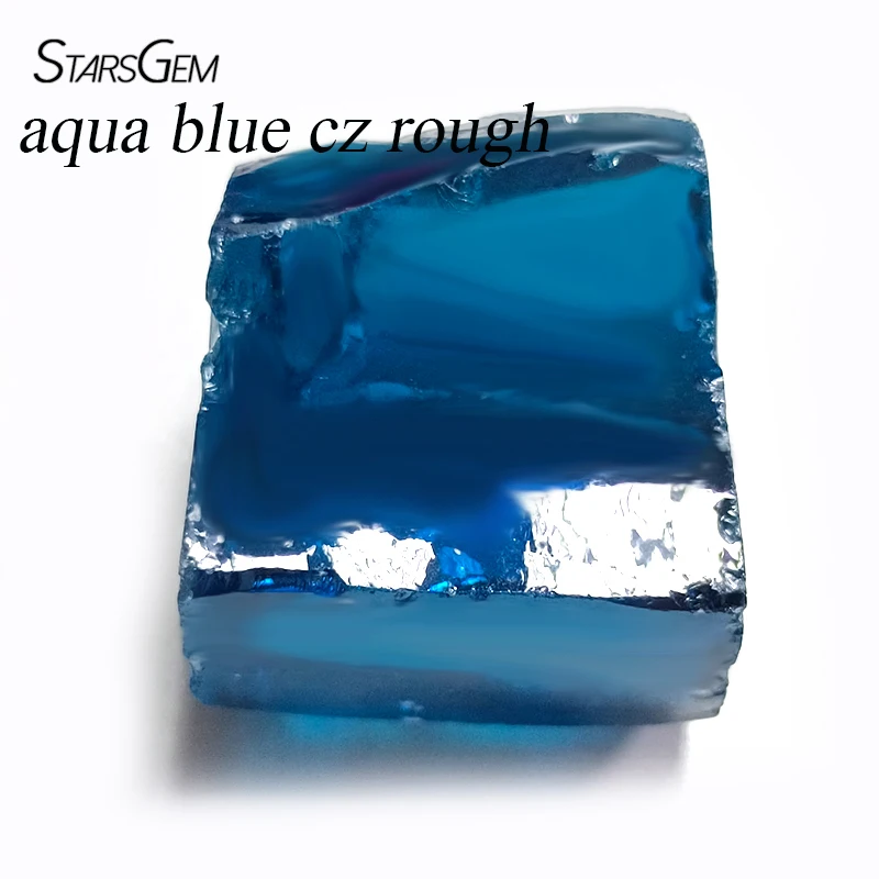 Starsgem CZ Rough Pink Red Black Purple Cubic Zirconia Raw material