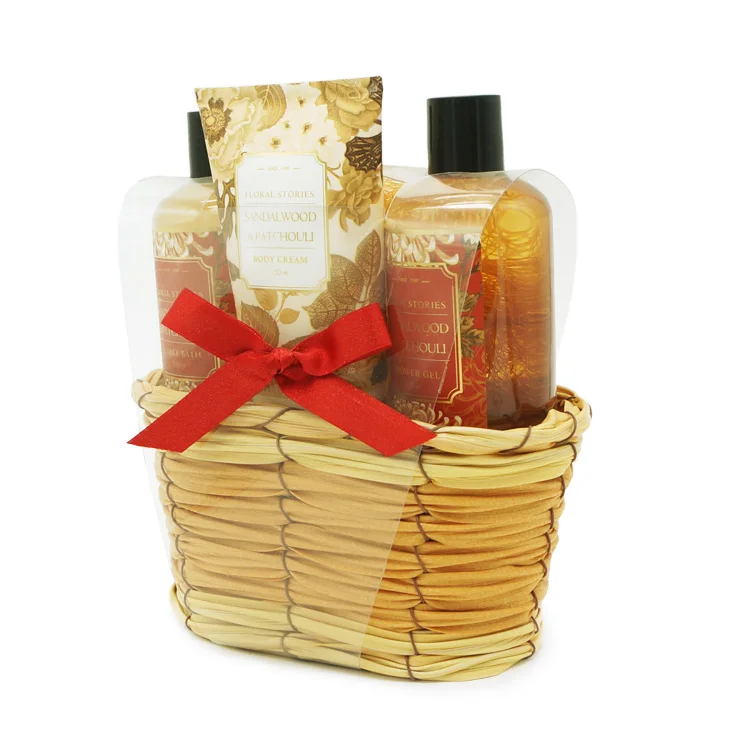 Floral perfume bath bubble and smooth shower gel bath gift sets moisturizing bath body lotion spa set for home spa travel care