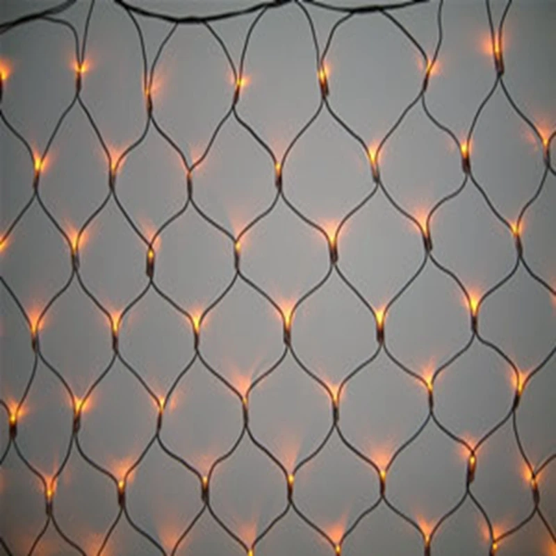 Outdoor Christmas Street Light Decoration With Custom Logo led fiber optic net light