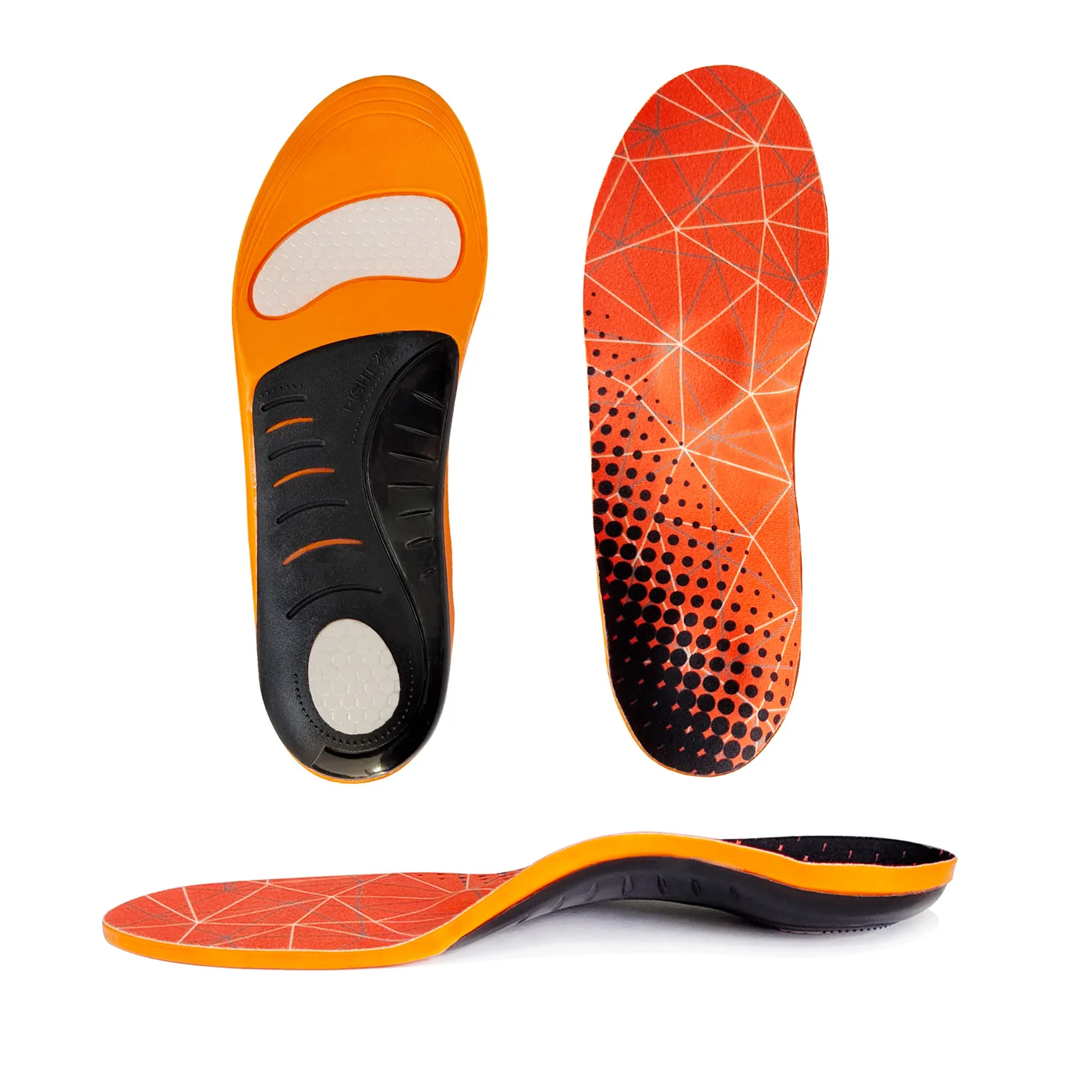 YAODE Factoey Arch Supports Orthopedic Inserts Pain Relief Orthotics Flat Feet Orthotic Comfort Gel Arch Support Shoe Insoles