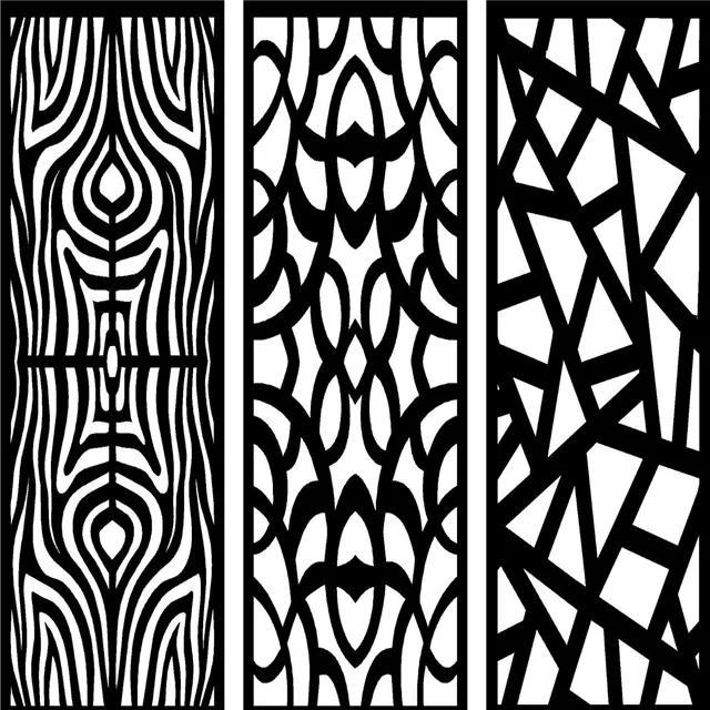 Aluminum powder coating decorative laser cut panels laser cut screengrille modern aluminum  privacy fence louver stairs fence