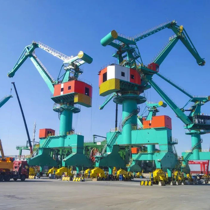 Heavy duty Wharf  Crane  luffing crane manufacturer