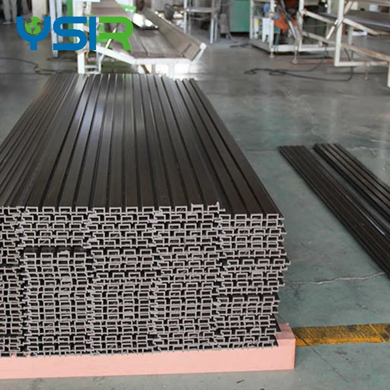 China Yansen waterproof UV resistant exterior wall decoration fluted co-extrusion WPC outdoor wall panel